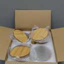 Overnight Oats Containers with Lids,16oz Overnight Oats Jars 4 Pack, Oatmeal Cups,Meal Prep Containers,Glass Meal Prep Containers with Lids,China Pudding Jars