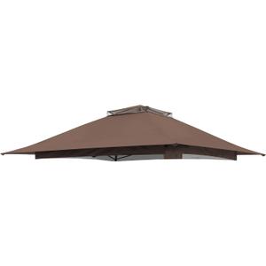 Brown Gazebo Replacement Cover Compatible with Crown Shades 13x13 Pop Up Gazebo Frame, This Particular Replacement Cover Will Not Fit Any Other Models Brown Gazebo Replacement Cover Compatible with Crown Shades 13x13 Pop Up Gazebo Frame, This Particular Replacement Cover Will Not Fit Any Other Models