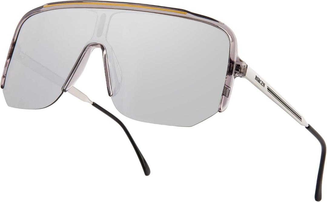 BIRCEN Polarized Sunglasses for Men UV-Protection: Acetate Retro Trendy Fashion Womens Shades for Driving Fishing Golf (Type C-c1)