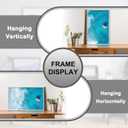 White 28x40 Picture Frame Lightweight yet Durable Frame Wall Hanging