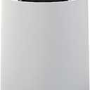 Modern Round Waste Basket - 3.2Gal/12L Open Top Trash Bin - White Garbage Can with Removable Plastic Bin - Keeps Liner Bag Hidden - Bathroom Garbage Can or Trash Can for Kitchen - Minimalist Office