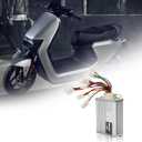 Controller 48v 1000w for Brushed Electric Motor Engine Scooter with White Battery Connector Terminal