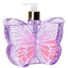 SIMPLE PLEASURES Ombre Butterfly Shaped Soap Dispenser – Cute Hand and Dish Soap Dispenser for Kitchen and Bathroom Décor – Cool Liquid Soap Dispenser for Handwashing and Cleaning 500ML