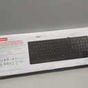 Lenovo 300 USB Combo, Full-Size Wired Keyboard & Mouse, Ergonomic, Left or Right Hand Mouse, Optical Mouse, GX30M39606, Black