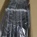 WUHUIXOZ [200 Sets - 12oz Plastic Cups with Lids and Straws, Disposable Cups for Iced Coffee, Smoothie, Milkshake, Cold Drinks - Clear