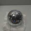 Mirror Disco Ball Set with Extention Chain and Hooks 8 inch