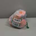 SUNFURA Dog Jacket, Large Dog Coat with Harness Built in, Warm Pet Winter Jacket Zippered Snow Coat with Furry Collar, Waterproof Fleece Snowsuit for French Bulldog, Orange Large