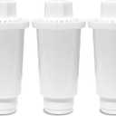 Replacement Water Filters, Alkaline Water Filter Replacement, Ionized Water Filter Cartridge, Reduce Chloride, hard metals, increase pH,7 Stage, used for Pitcher - 3-Pack