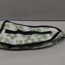 Green Hibiscus Flower Print Iron Case Portable Travel Iron Organizer Lightweight Steamer Holder Bag Waterproof & Dustproof Iron Accessories, Case Only