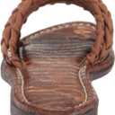 Sam Edelman Women's Giada Flat Sandal (5.5, Light Cuoio Brown)