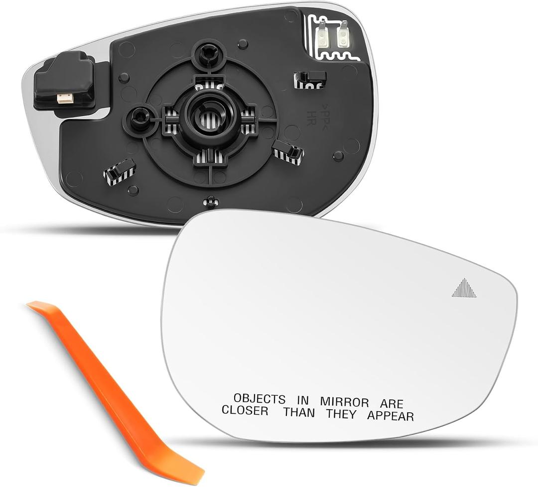BSD Compatible with Mazda 3 Passenger Side Mirror, 2019 2020 2021 2022 2023 2024 2025, Replacement for Mazda CX30 CX50 Right Side Mirrors, Blind Spot, Heated, Passenger Side(RH