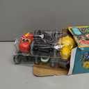 OMAKCOO 3 Pack Dinosaur Monster Truck Toys with Light-Up LED Wheels for Toddlers Kids