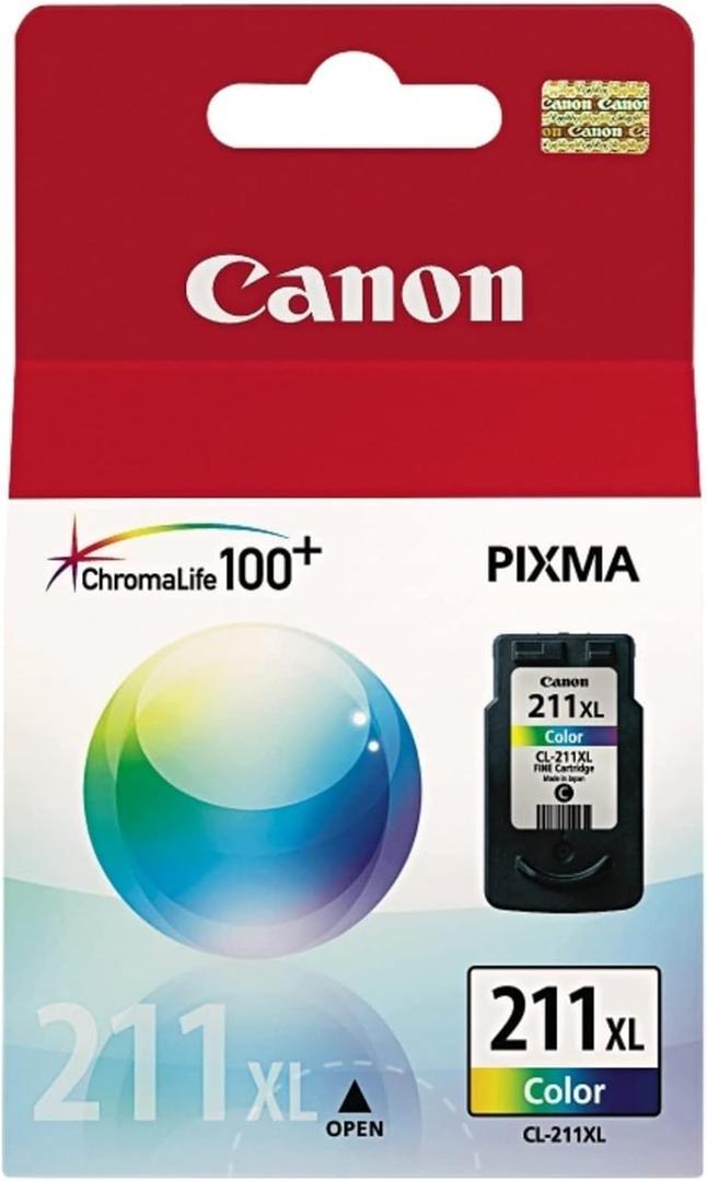 Canon CL-211 XL Genuine Color Ink Cartridge, Compatible with MX330, MP240/250/270/280/480/490/495, iP2702, MX340/350/320/410/420