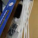 60 Feet Dryer Vent Cleaning Kit - Chrome Button Locking System, Extends Up to 60 Feet, Lint Remove, Dryer Duct Cleaner with Bonus Drill Attachment, Lint Trap Brush