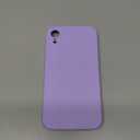 Vooii Compatible with iPhone XR Case, Upgraded Liquid Silicone with [Flat Edges] [Camera Protection] [Soft Anti-Scratch Microfiber Lining] Phone Case for iPhone 10 XR 6.1 inch - Light Purple
