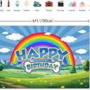 Cartoon Wild Photo Backdrop 6x4ft Blue Dog Paw Theme Birthday Backdrop Kids Happy Birthday Party Decoration Photo Booth Background