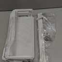 VyGrow 12.3" W Narrow Over the Door Pantry Organizer, 6-Tier Over the Door Organizer with Adjustable Basket, Pantry Door Organization for Pantry Kitchen Storage Room Spice Rack, White