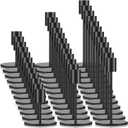 Sieral Candle Holders Bulk Taper Candlesticks Holders Set Modern Decorative Metal Candelabras for Wedding Anniversary Home Dinning Table Centerpiece Xmas Party Decor(Matte Black,36 Pcs)