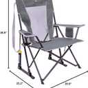 GCI Outdoor Comfort Pro Rocker Outdoor Rocking Chair with Beverage Holder
