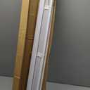 LOTUS & WINDOWARE Cordless Mini Blind, 1" Vinyl Slats, 35" Wide x 60" Long - White, Window Blinds for Home and Office, Interior Door Blinds - Light Filtering