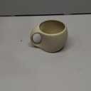 SYJAN HOME Ceramic Espresso Cups with Handle,6 OZ Ceramic Coffee Cups Set of 4,Cute Demitasse Cups for Double Shots,Cappuccino Cups Set for Small Latte,Tea,Cafe (Natural Beige,6 OZ)