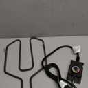 Upgrade 1650W Electric Smoker Heating Element with Adjustable Thermostat Controller, Universal Replacement Parts for Smoke Hollow, Charbroil, Dyna-Glo, Masterbuilt, Cuisinart etc Electric Smoker Grill