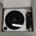 Mug Warmer - 36W Coffee Mug Warmer for Desk with Temperature Display, 2-12Hrs Auto Shut Off, Smart Candle Warmer - Ideal Coffee Gifts Accessories Keep Beverages Coffee Warmer (White)