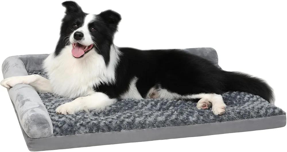 FurryWee Washable Dog Beds for Medium Small Size Dogs Cats, Dog Crate Bed 30 inch, Soft Large Bed Mat, Dog Sofa Couch Bed, Pet Bed with Non-Skid Bottom 30x20 inch