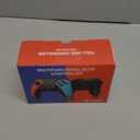 Wireless Switch Controller for Nintendo Switch/Switch 2/Lite/OLED Controller, Switch Controller with a Mouse Touch Feeling on Back Buttons, Extra Switch Pro Controller with Wake-up,Programmable, Turbo Function (Red+Blue)