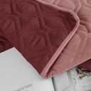 Ameritex Waterproof Dog Bed Cover Pet Blanket for Furniture Bed Couch Sofa Reversible (40x50 Inch (Pack of 1), Pink+burgundy)