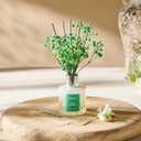 Airkeep Reed Diffuser Set,3.38 fl oz (100 ml) - Pure Gardenia Oil Diffusers with 8 Reed Sticks, Home Fragrance Reed Diffuser for Bathroom Shelf Decor