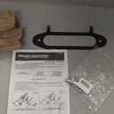 Rough Country Winch Fairlead License Plate Mount| Hawse Fairlead - RS138,Black