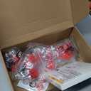 161 Pcs Ninja Party Favors Include Cups with Lids Straws Ninja Figurines Stretchy Flying Stars Slingshots Keychains Silicone Wristbands Stickers Stamp Thank You Tag for Birthday Party