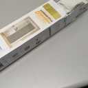 AJAZZ 100% Blackout Door Curtains for Door Window Curtains Magnetic Doors Blackout Curtain for Bedroom, Doorway Curtain Sets (1 Pack, 44 W x 78 L, Cream White+Rod)