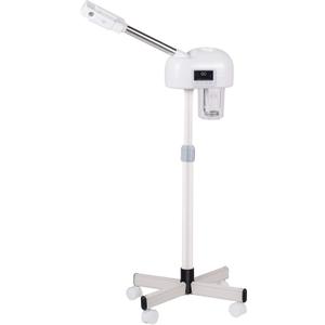 Professional Facial Steamer, Hot Mist Spray & Ozone, LCD Touch Screen & Timer Function, 600CC Large Capcity Water Jag, SPA at Home, White