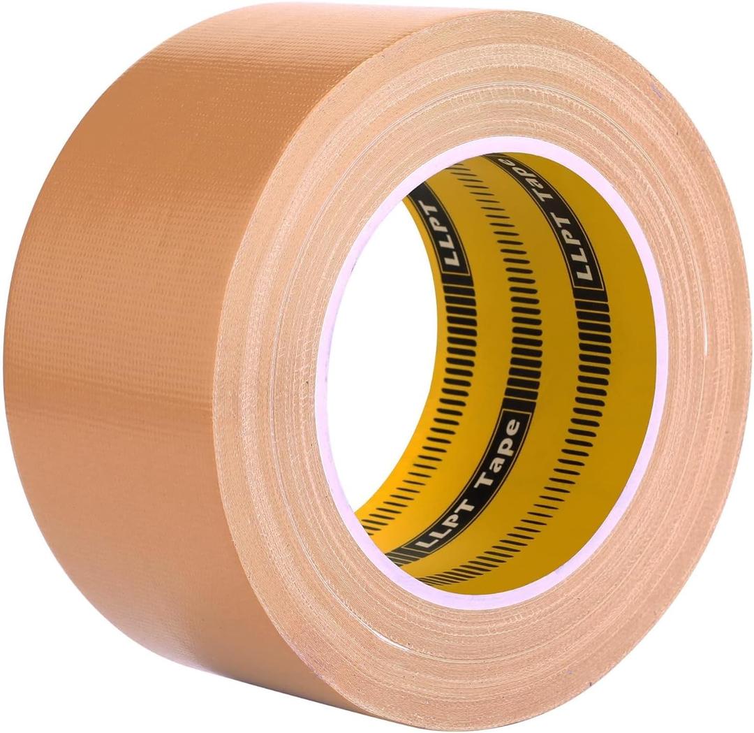 LLPT Duct Tape Premium Grade 2.36 Inches x 108 Feet x 11 Mil Easy Tear Residue Free Strong Adhesive Color Brown (DT241)