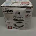 Ninja Crispi 4-in-1 Glass Air Fryer | 450F | Non-Toxic | 4QT & 6-Cup Glass Containers w/Lids | Microwave, Freezer, Dishwasher Safe | Max Crisp, Air Fry, Bake, Recrisp | Stone | FN101ST