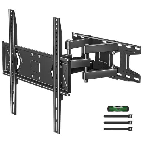 Suptek Full Motion TV Wall Mount for 32-60 Inch TVs, Swivel & Tilt Adjustable Bracket, Dual Articulating Arms, Fits 16" Studs, Max VESA 400x400mm, Supports Up to 99lbs, MA001