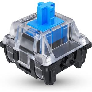 Ranked Gateron ks-15 Optical Key Switches for RGB Mechanical Gaming Keyboards | Plate Mounted (Gateron Optical Blue, 90 Pcs)