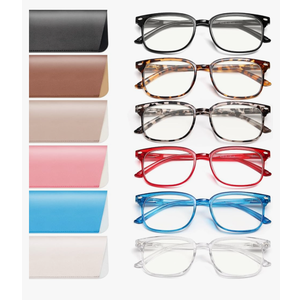 6 Pack Reading Glasses for Women, Reading glasses men, Blue Light Blocking Readers, Computer eye glasses, Cheaters