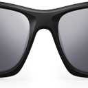 KastKing Dugan Polarized Sport Sunglasses for Men and Women, Ideal for Driving Fishing Cycling Running, UV Protection (Frame: Black/Lens: Smoke)