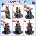 3 Tier Spider Cupcake Stand Decoration Spider Party Cupcake Tower Party Supplies Table Decoration Cityscape Dessert Holder Table Display for Birthday Baby Shower Supplies