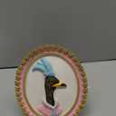 97 Decor Vintage Goose Decor For Home Kitchen - Pink Ovall Wall Art, Handcrafted Wall Sculptures For Living Room Decorations, Unique Walls Pediments For Girls Bedroom, Nursery