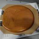 Angel Shield Wood Veneer Natural Toilet Seat with Quiet Close,Easy Clean, Quick-Release Hinges(Round,Wood)