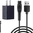 5V Charger for Philips Electric Shaver, Replacement Charger for Philips Norelco One Blade QP2724 QP2834 QP1324 MG5910 MG7910 MG9510 MG9520 PQ888 PQ889 (Only Fit for 5V,Not All Models)
