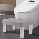 6.7 Inch Step Stool, Portable Plastic Foot Stool, Non-Slip Potty Stool for Bathroom