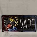 35"x18" Extra Large Neon LED VAPE Sign for Smoke Shop, Super Bright Unique Design with Sturdy Chain, High Visibility VAPE Sign for Stores Retail Shop Window