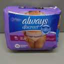 Always Discreet Adult Diapers for Women, Incontinence Underwear, Postpartum Essentials, Disposable Briefs, Max Absorbency, Bladder Leak Protection, Extra Large/XL, 15ct