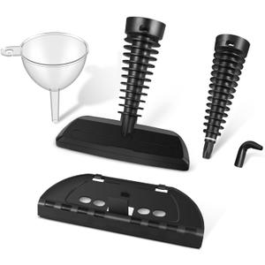 MOSCHE 6pcs Steam Cleaner Accessories Set for EM-303 Steam Cleaner, 21*19*7CM, Black