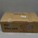 42x42 Inch Puppy Playpen with Cover, Dog Playpen for Puppies or Small Dogs, Pet Playpen for Indoor & Outdoor, Sturdy DogPen with Thickened Fabric, High-Strength Nylon Wire Mesh, Bluish Green